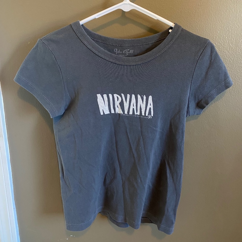 Nirvana Brandy Melville John Galt babytee baby shirt onesie